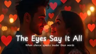 The Eyes Say It All 💫 | Dreamy Romantic Pop Song About Silent Love (Official Lyric Video)