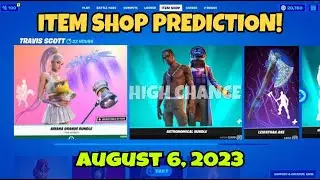 August 6, 2023 Fortnite Item Shop CONFIRMED