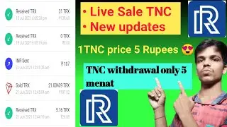 Real Research Biggest update now TNC withdrawal start || Live withdrawal 😍| Coinswitch Trx Available