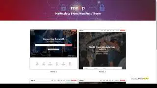 Meup - Marketplace Events WordPress Theme agency advertisement Rui