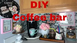 DIY para decorar el coffee bar Coffee bar decoration melissa&family