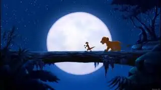 The Lion King 1&frac12; Timon and Simba is Walking 