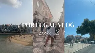 Portugal Vlog Pt 2 | Exploring local beaches & town center!