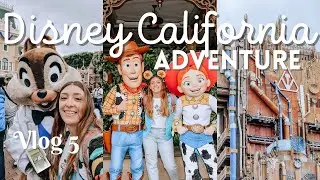 DISNEYLAND VLOG 5: Primera vez en el parque CALIFORNIA ADVENTURE! Fotos con personajes y ADRENALINA