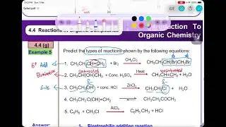 Video 13b Type of Reaction (Elimination & Rearrangement)