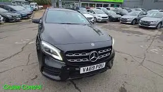 VA69PDU Mercedes-Benz GLA 200 AMG Line Plus Edition 5d 154 bhp Euro 6 Diesel in Black on 66K