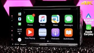 Двухдиновая стереосистема Kenwood DDX6704S &mdash; Apple Carplay, Android Auto и Waze