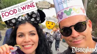 FIRST LOOKS!!! DISNEY FOOD AND WINE FESTIVAL 2018 Food Crawl Vlog | DCA Disneyland Resort