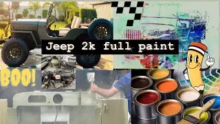 Jeep 2k full paint 🎨 and army bullet sale 🏍️        ਆਰਮੀ ਵਾਲੇ ਬੂਲੱਟ ਸੇਲ 👌 #jeep #bullet #sirsa