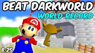 Blindfolded Super Mario 64 - Beat Dark World in 8:25 by Bubzia [WR]