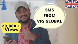 🇬🇧 Я получил SMS-сообщение об отправке визы ✉️ от VFS Global ✅ | Студенческая виза Великобритании...