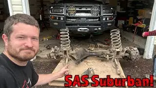 Solid Axle Swapping Our Suburban - This Is Just The Beginning! Part 1