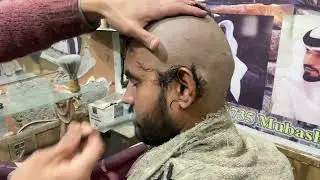 Boys Bald Head Shave with Straight Razor | Full Head Shaving Tutorial