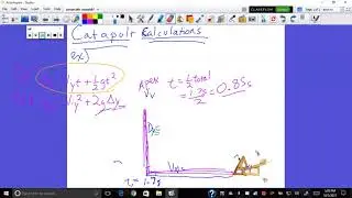 Catapult Projectile Calculations