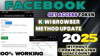 Vinthool Facebook Token Method | Kiwi browser fb convo token 2025|| Fb convo token 2025