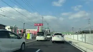 155号線小牧市内２車線化工事状況
