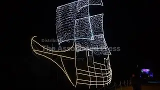Magical Peter Pan light trail at London's Kenwood House