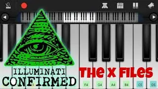 Illuminati Confirmed Meme | The X Files Theme | Easy Piano Tutorial