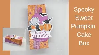 Stampin' Up! Spooky Sweet Designer Series Paper Pumpkin Cake Angled Lid Box