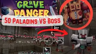 50 Paladins VS FrankenPlush Boss! | Minecraft Grave Danger | Free Marketplace Map by Shapescape