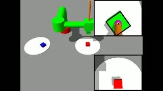Grasping and Stacking moving objects using Visual Servoing