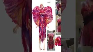 Создаю свою коллекцию Central Saint Martins: образ 1 #мода #неделямоды