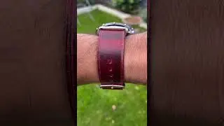Citizen Skyhawk U600 - On Red Leather NATO Zuludiver Strap