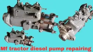 Tractor mf fuel pump best repairing / How to Delphi fuel injection pump easy setting