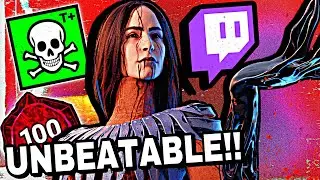 RANK 1 ARTIST CLAPS SWEATY P100 STREAMER!! | Dead by Daylight