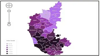 How to create visualizations in NDAP | Female Literacy Rate analysis for Karnataka State