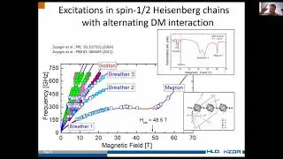 Day 1/3 - High-field THz spectroscopy of low-dimensional spin systems -   Sergei Zvyagin