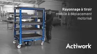 ACTIWORK | Rayonnage &agrave; tiroir mobile, d&eacute;placement motoris&eacute;