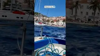 Boat ride in Hvar, Croatia 🇭🇷 | Most beautiful places in Europe | must visit #croatia