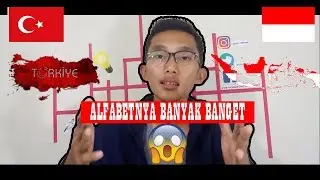 8 MENIT BELAJAR BAHASA TURKI eps. 1 - Perbedaan alfabet Bahasa Turki dgn Bahasa Indonesia #BELAJAR