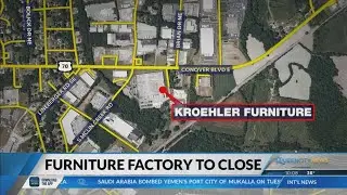 Kroehler Furniture employees given two-days notice of Conover plant closure