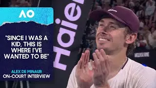 Alex de Minaur On-Court Interview | Australian Open 2026 Third Round