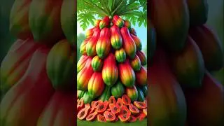 Easy and fast method to propagate and grow papaya fruit trees #shorts #satisfying #farming