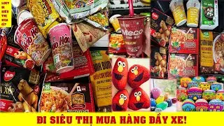 LucyTV18 | Đi siêu thị mua gì? Ăn thử Toppoki phô mai cay, Mỳ Tampa cay vị mới, chuẩn bị bữa cơm GĐ!