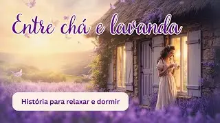 🌿 História para dormir: Entre chá e lavanda | Romance reconfortante, estações & aconchego 🌙