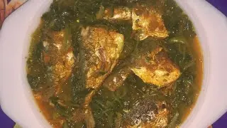 পালন শাক দিয়ে নারিকেলের মাছ রান্না রেসিপি 