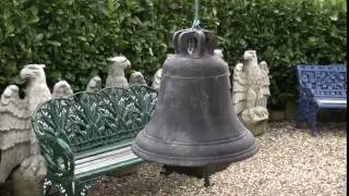 Antique Old Reclaimed Church Bronze Bell with Clapper Great Sound - UKAA