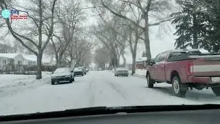 Drive Around Rough Neighborhoods In Edmonton -  Abbottsfield neighborhood 🚗🚓🏙🌆