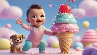 Ice Cream Song for Kids | Yummy Treat Nursery Rhyme for Toddlers