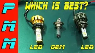 Светодиодные лампы головного света: победа! Сравнение светодиодных ламп Aux Beam и HID Extra Razir