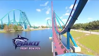 Mako | Front Row POV | B&M's Airtime Machine at SeaWorld Orlando
