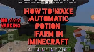 how to make automatic potion farm in minecraft mcpe minecraft me potion farm kase banaye 100 %%