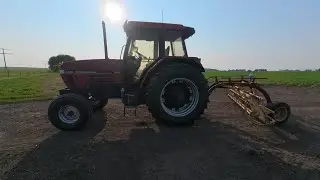 Raking Grass Waterways and Pasture 2025!