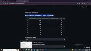 Python Project 01 || Automated concrete mix design