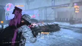 The Division - 1 vs 7man rogue squad (250k dps HE AUG SMG)