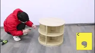 instalacion de zapatero giratorio